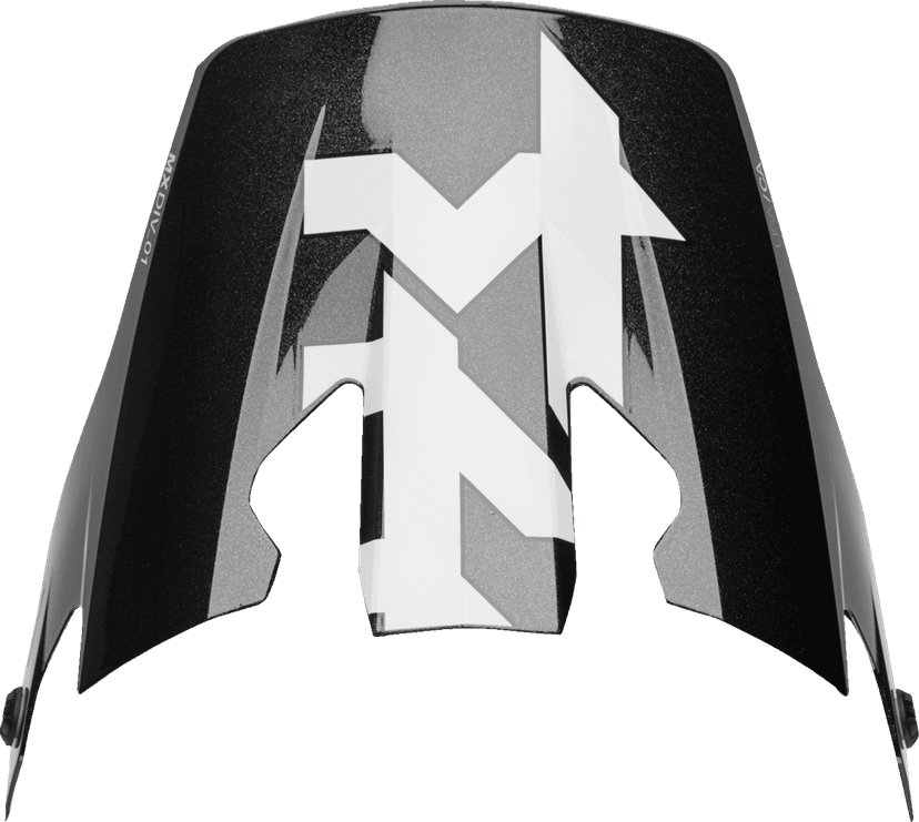 THOR 0132-1830 Reflex Sport Visor - Riot - Black/White