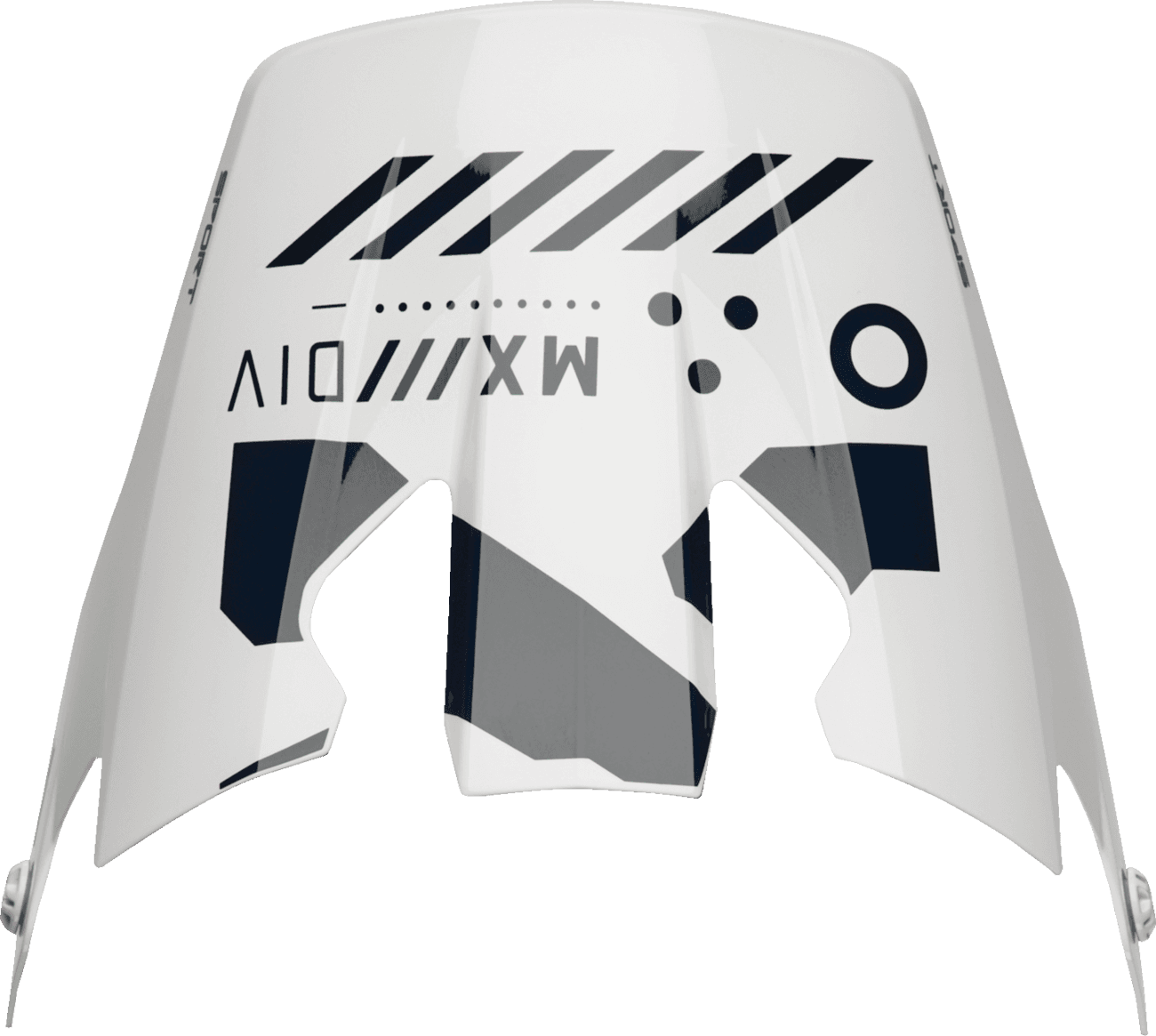 THOR 0132-1834 Reflex Sport Visor - Strike - Navy/Acid