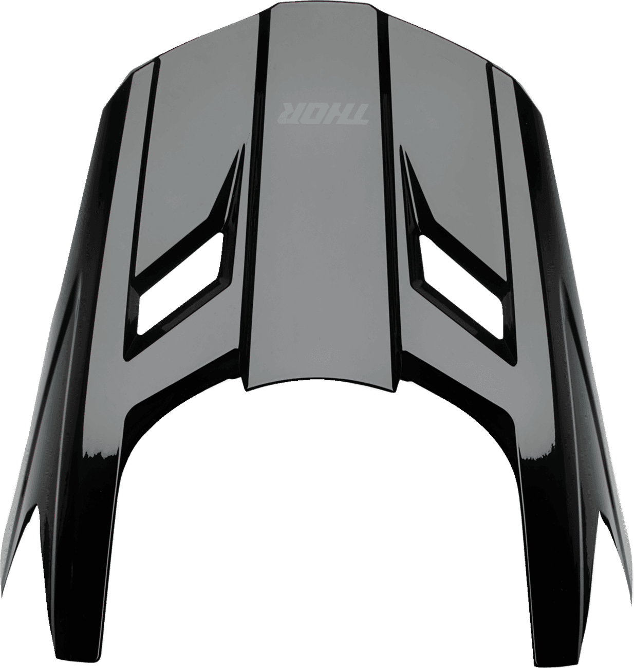 THOR 01321919 Fleet Visor Kit - Blackout - Gloss Black - XS-M