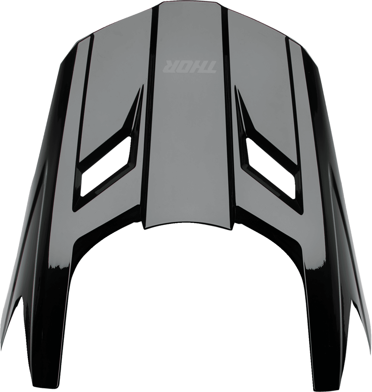 THOR 01321919 Fleet Visor Kit - Blackout - Gloss Black - XS-M