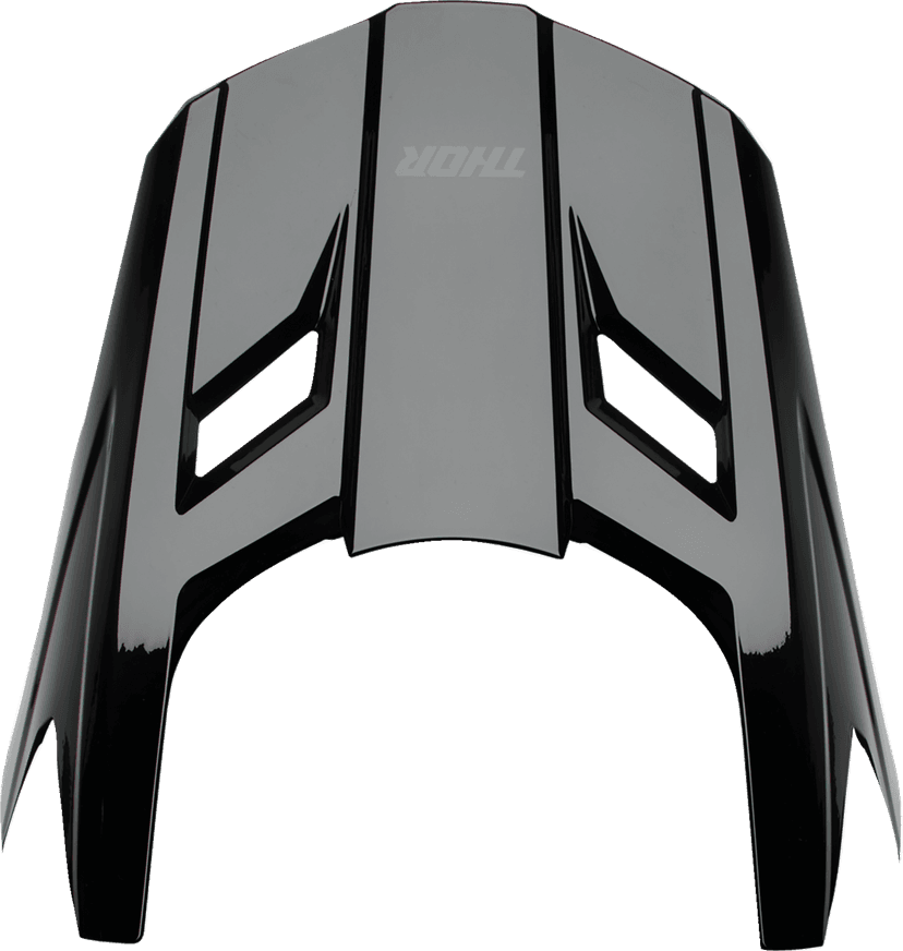 THOR 01321919 Fleet Visor Kit - Blackout - Gloss Black - XS-M