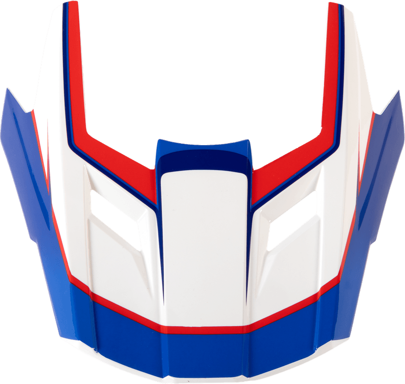 Z1R 0132-1941 Dirt Maxx Visor Kit - Vortex - Red/White/Blue - L-2XL — image 2 of 2