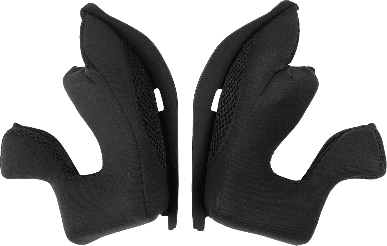 Z1R 0132-1966 Youth Dirt Maxx Cheek Pads - Black - Medium