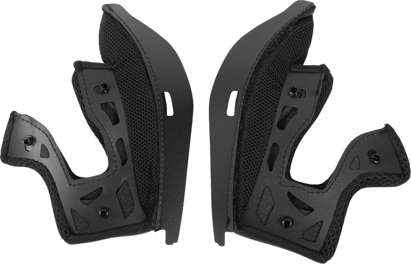 Z1R 0132-1966 Youth Dirt Maxx Cheek Pads - Black - Medium — image 2 of 2