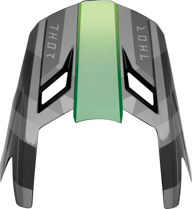 THOR 01321975 Fleet Visor Kit - Camber - Black/Green - XS-M