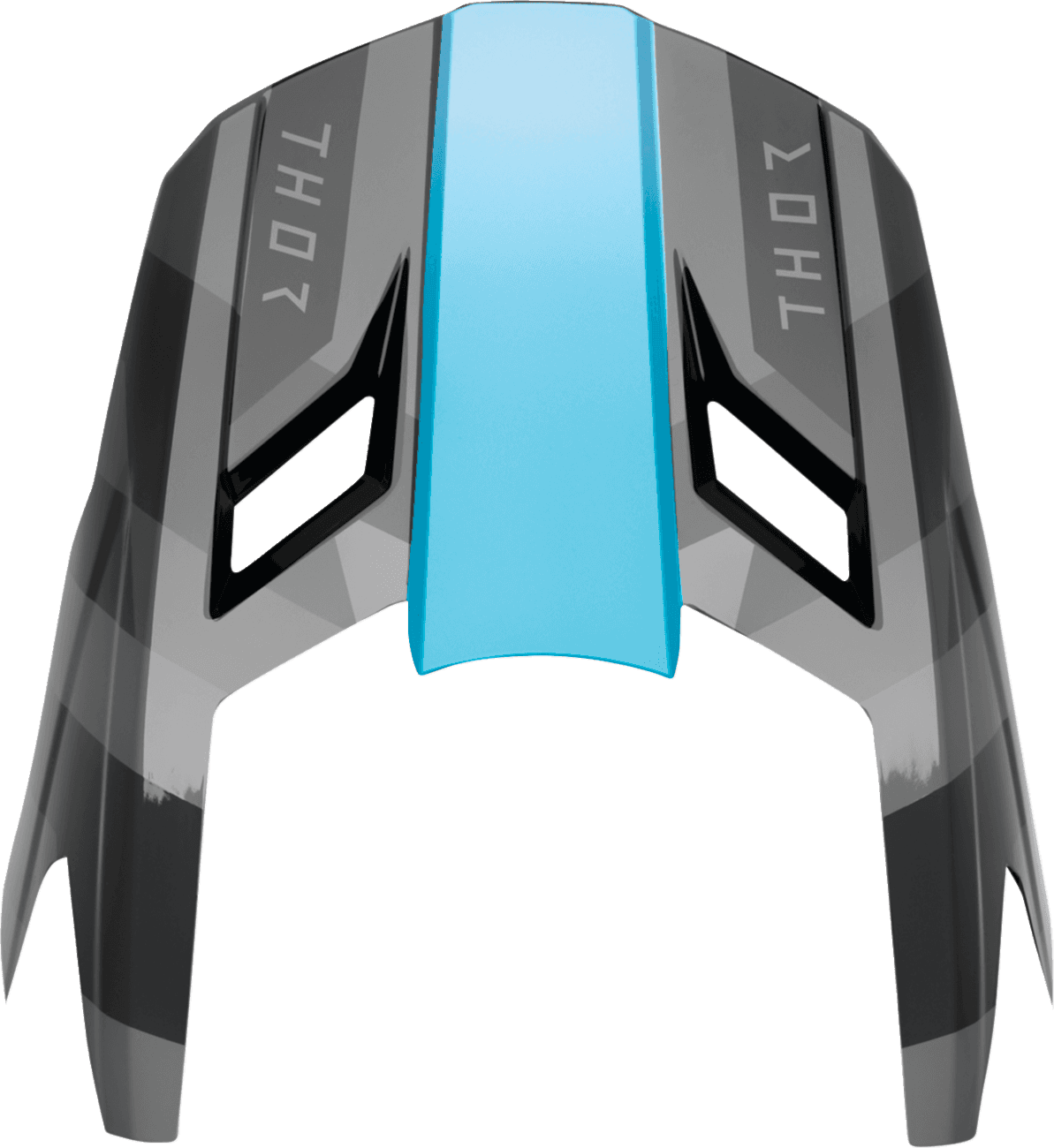 THOR 01321981 Fleet Visor Kit - Camber - Black/Teal - XS-M