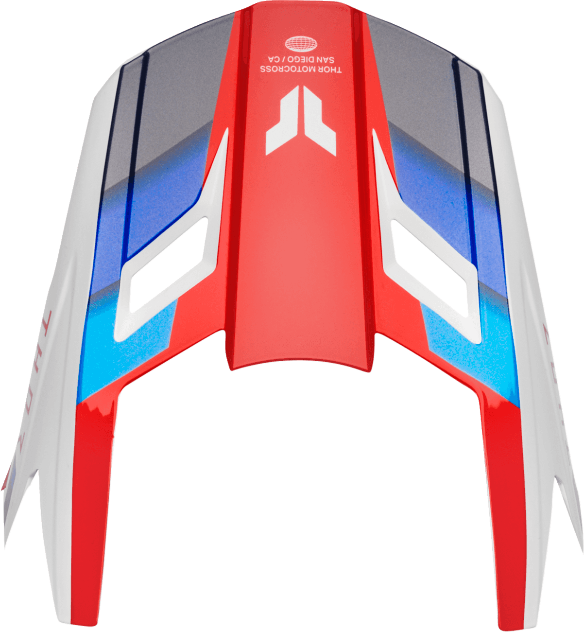 THOR 01321990 Fleet Visor Kit - Defy - Red/White/Blue - L-4XL