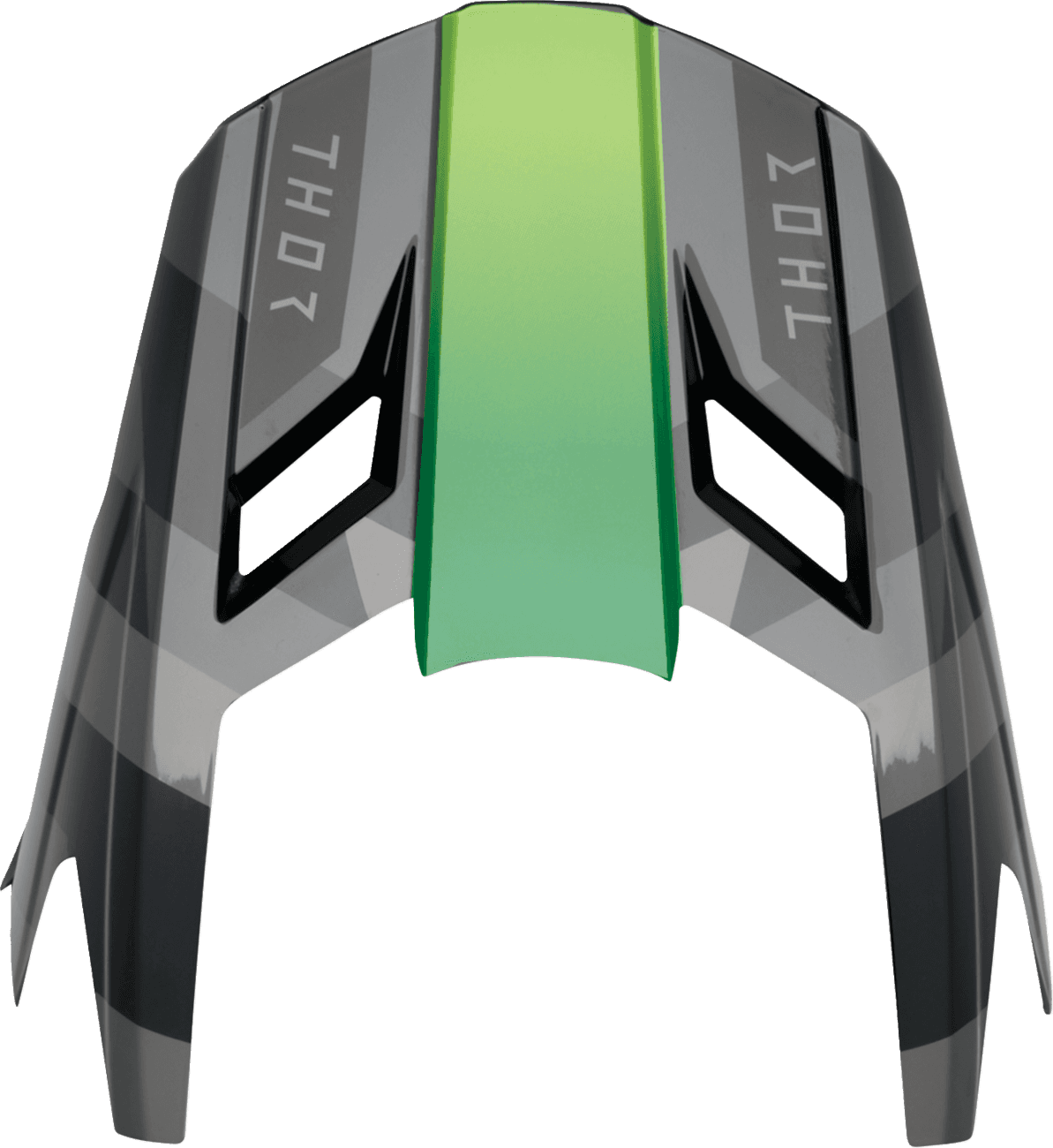 THOR 01321994 Youth Fleet Visor Kit - Camber - Black/Green