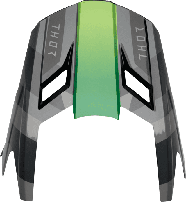 THOR 01321994 Youth Fleet Visor Kit - Camber - Black/Green