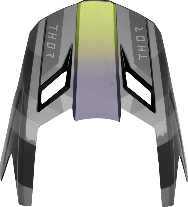THOR 01321996 Youth Fleet Visor Kit - Camber - Black/Purple