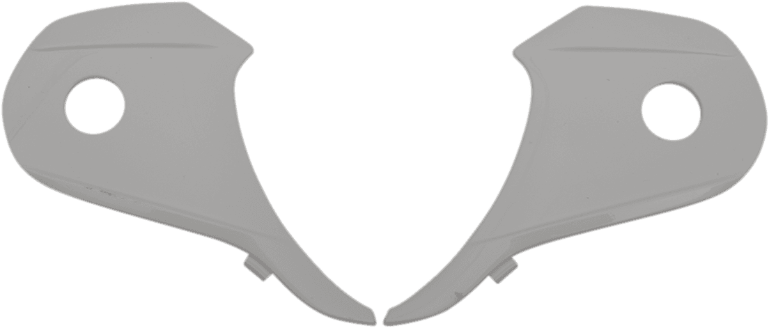 Z1R 0133-1051 Range Side Plates - White