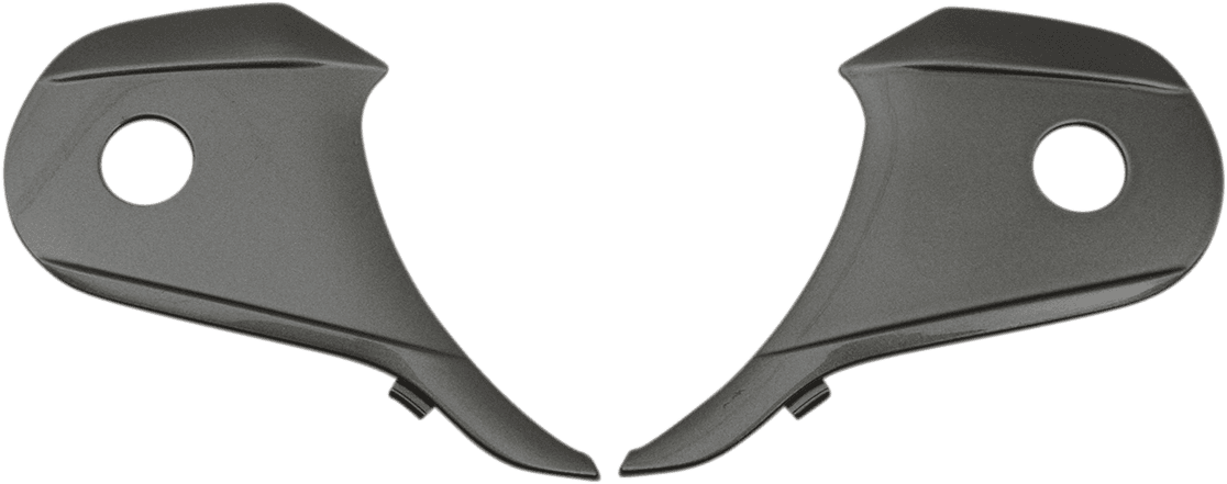 Z1R 0133-1054 Range Side Plates - Dark Silver