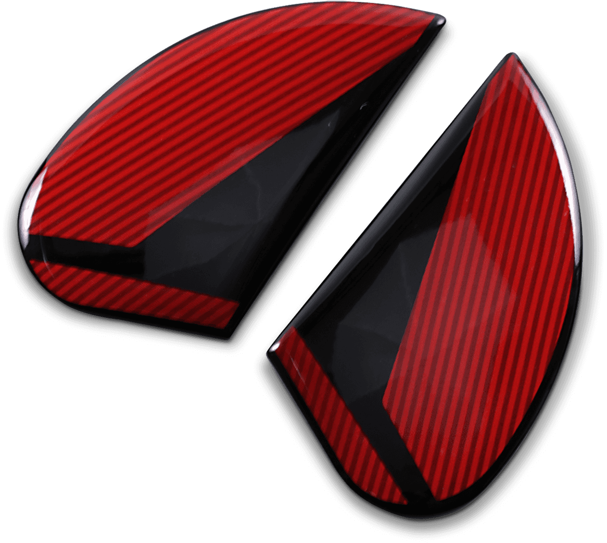 ICON 0133-1215 Airform™ Side Plates - Conflux - Red
