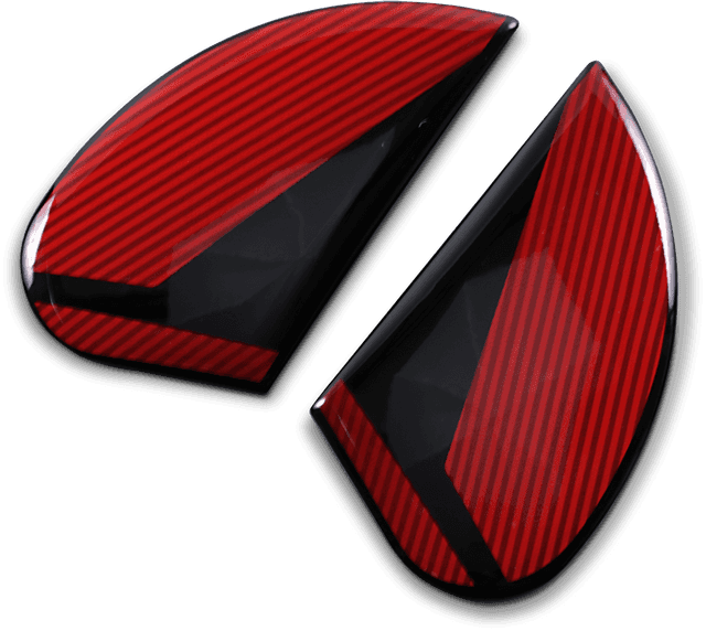 ICON 0133-1215 Airform™ Side Plates - Conflux - Red — image 1 of 2