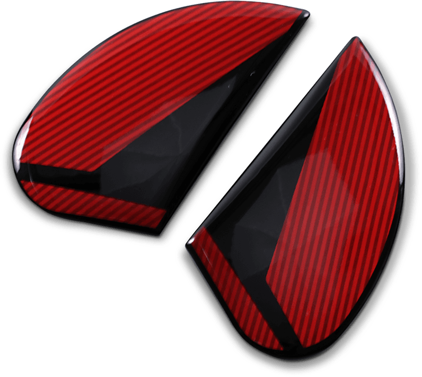 ICON 0133-1215 Airform™ Side Plates - Conflux - Red — image 1 of 2