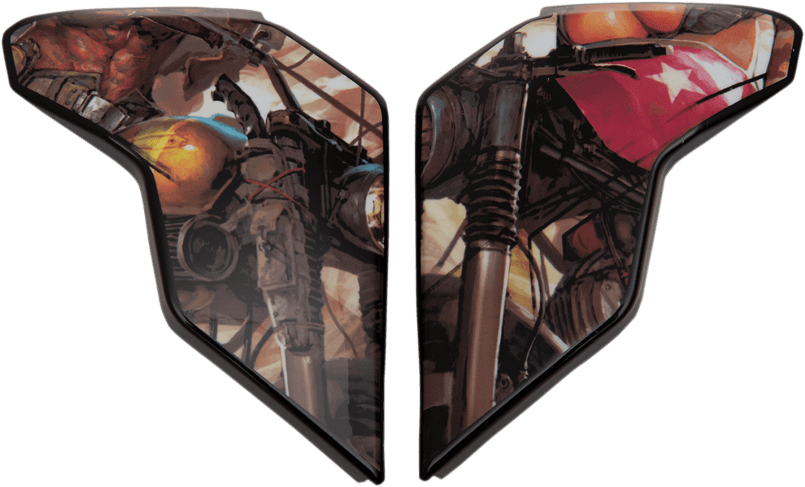 ICON 0133-1223 Airflite™ Side Plates - Pleasuredome3 - Brown