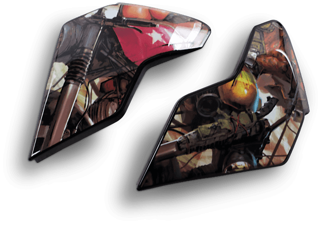 ICON 0133-1223 Airflite™ Side Plates - Pleasuredome3 - Brown — image 2 of 2
