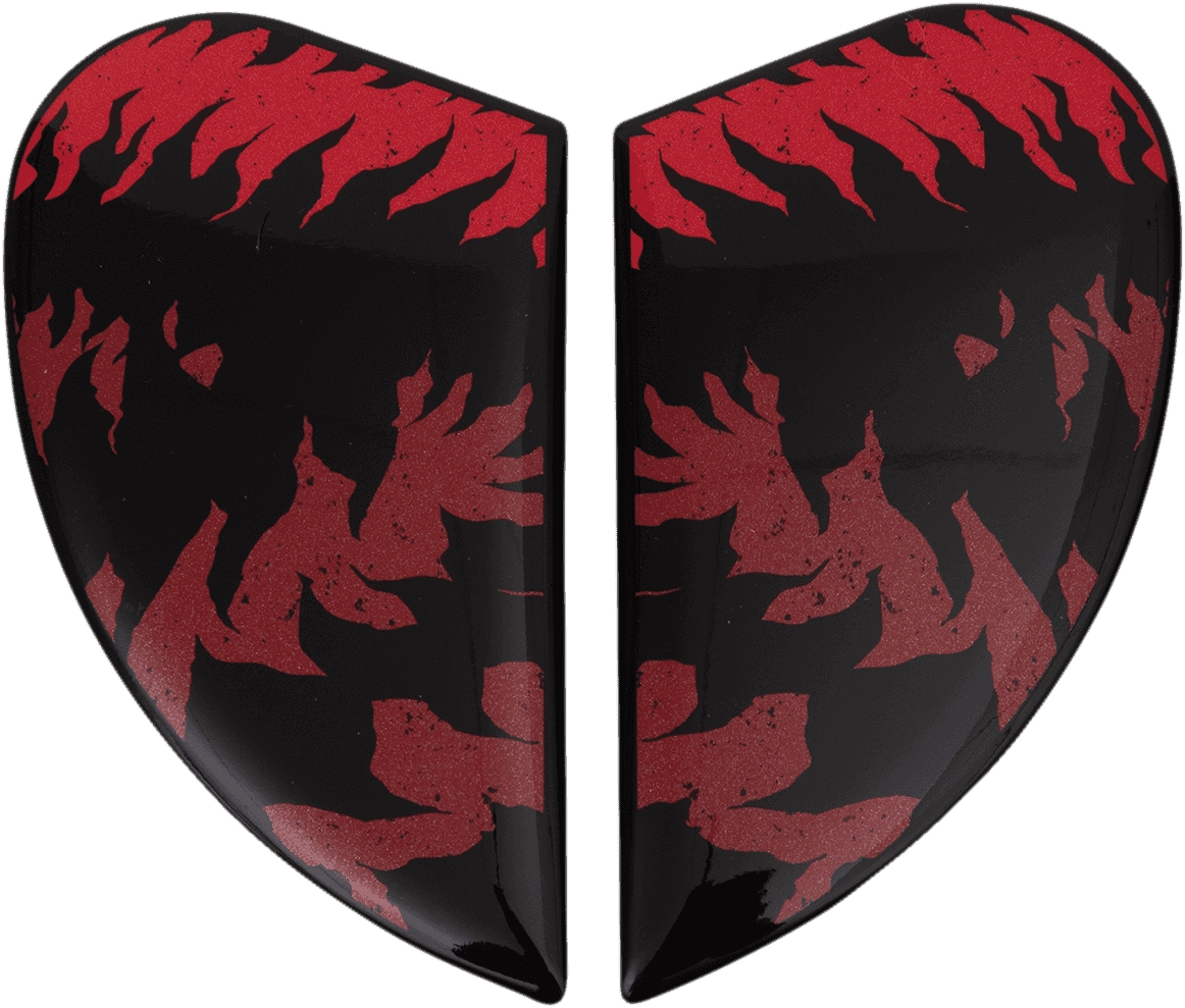 ICON 0133-1231 Airform™ Side Plates - Lycan - Red