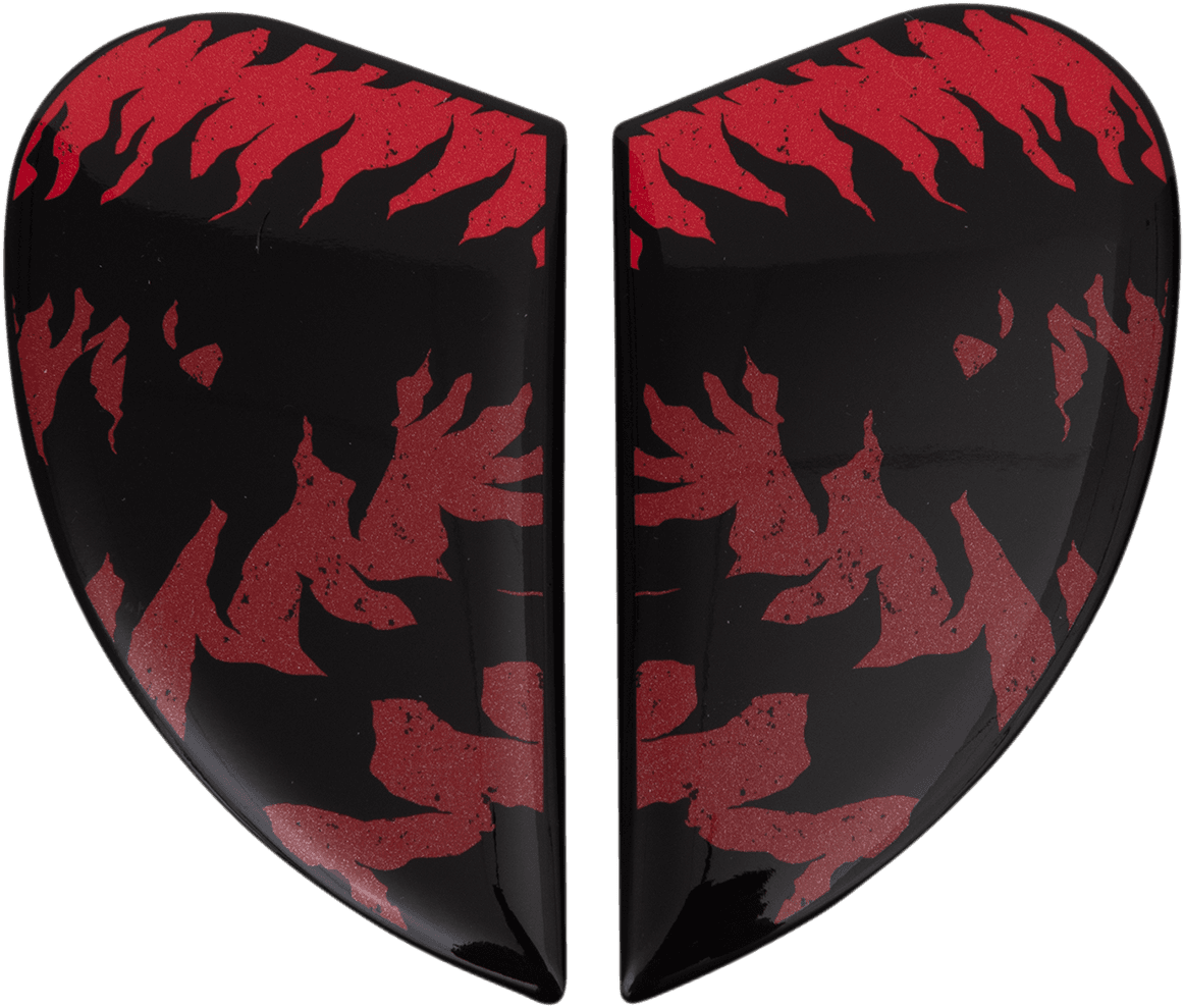 ICON 0133-1231 Airform™ Side Plates - Lycan - Red