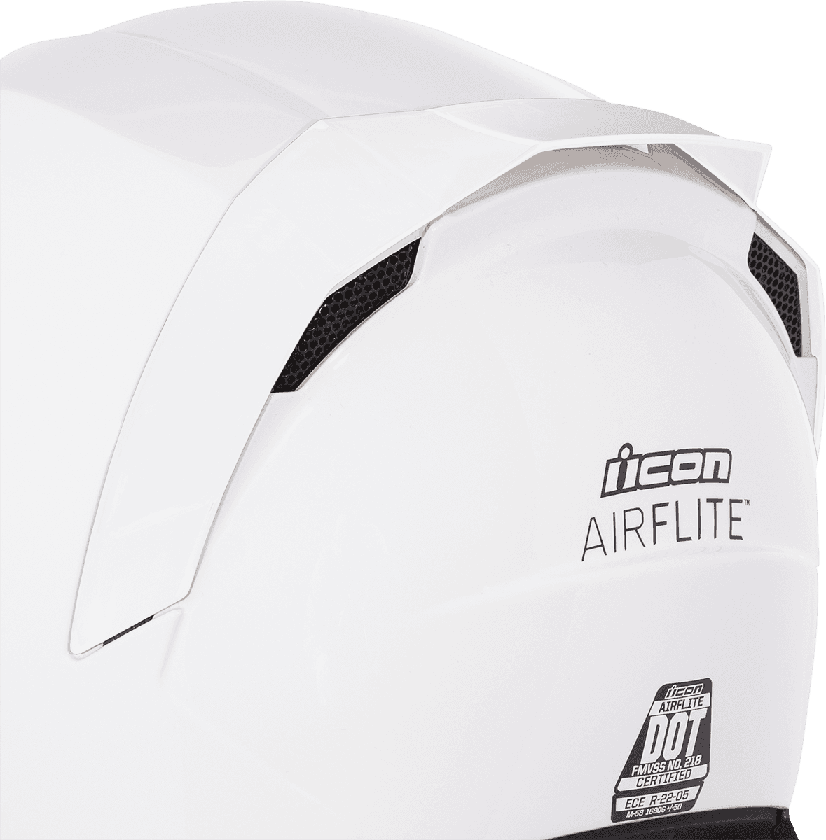 ICON 0133-1268 Airflite™ Rear Spoiler - Rubatone White