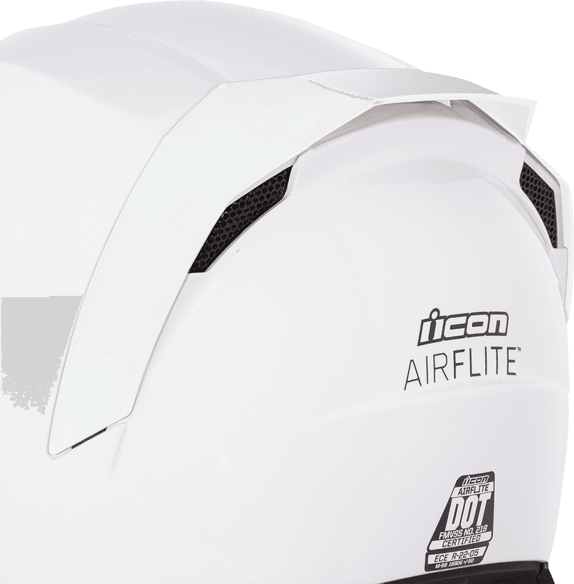 ICON 0133-1268 Airflite™ Rear Spoiler - Rubatone White