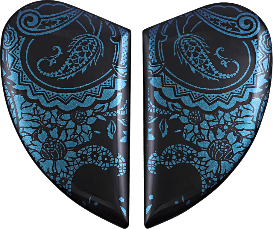ICON 0133-1272 Airform™ Side Plates - Chantilly Opal - Blue