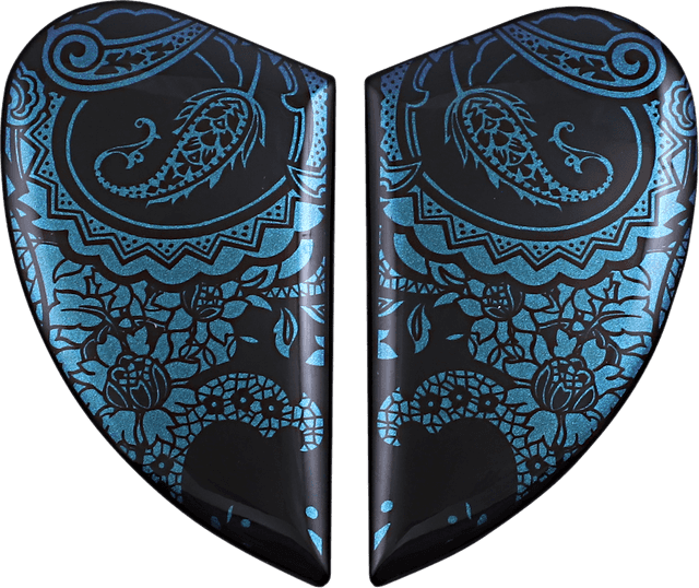ICON 0133-1272 Airform™ Side Plates - Chantilly Opal - Blue