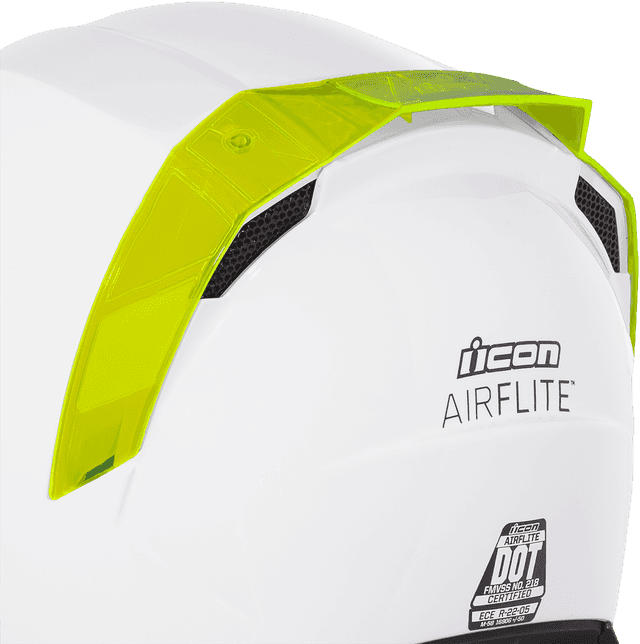 ICON 0133-1307 Airflite™ Rear Spoiler - Dayglo Green
