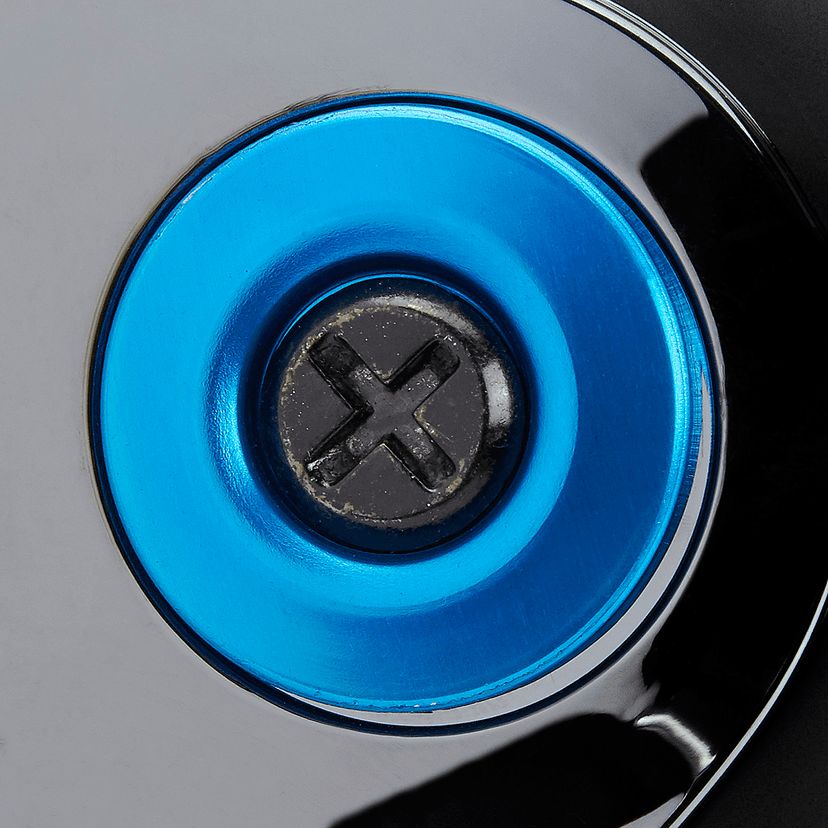 BILTWELL 0133-1342 Gen 2 Hardware Kit - Black Screw - Blue Baseplate — image 6 of 6
