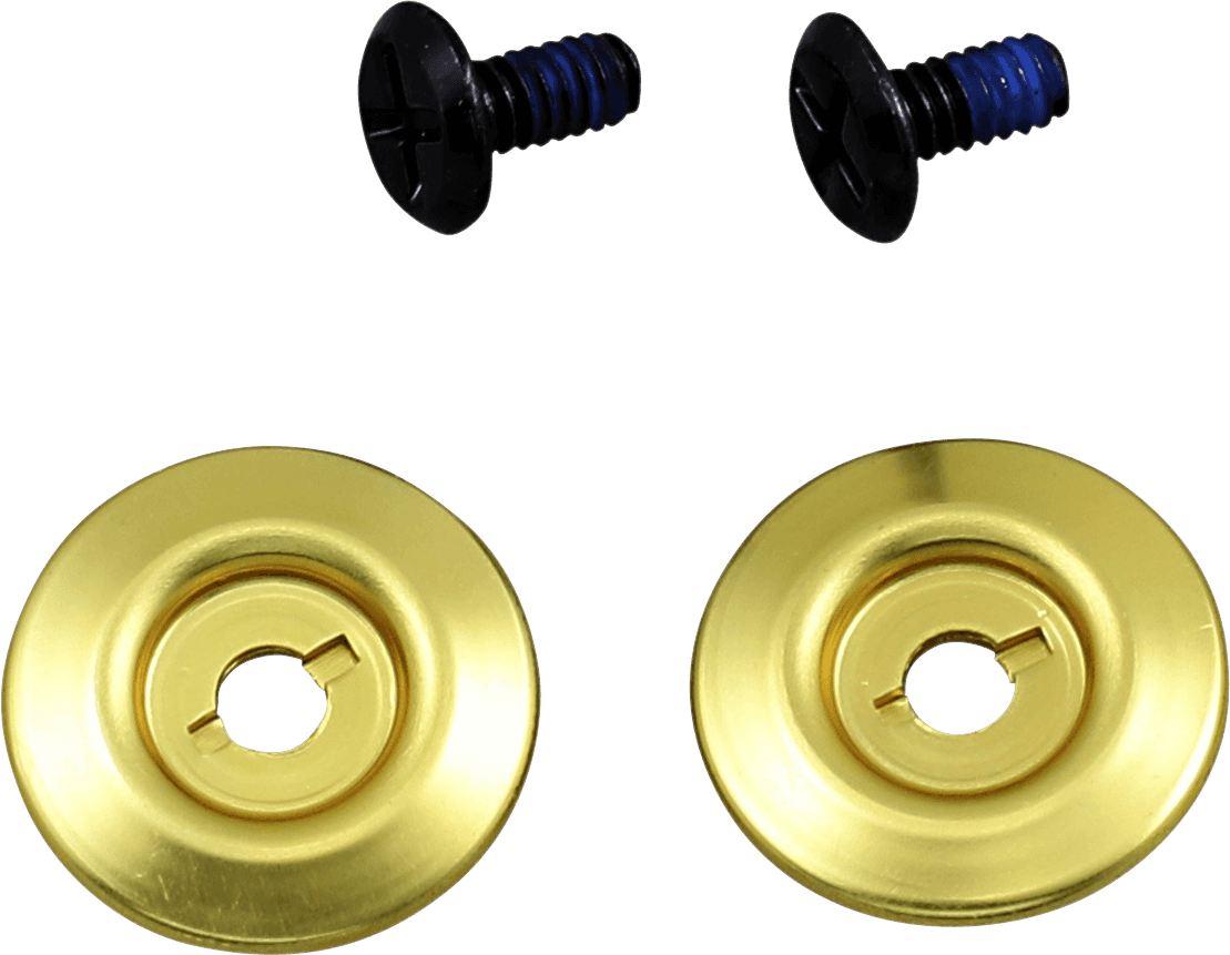 BILTWELL 0133-1343 Gen 2 Hardware Kit - Black Screw - Gold Baseplate