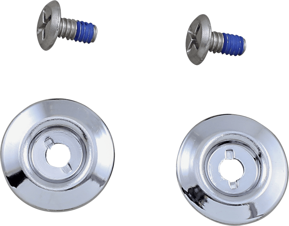 BILTWELL 0133-1344 Gen 2 Hardware Kit - SS Screw - Chrome Baseplate