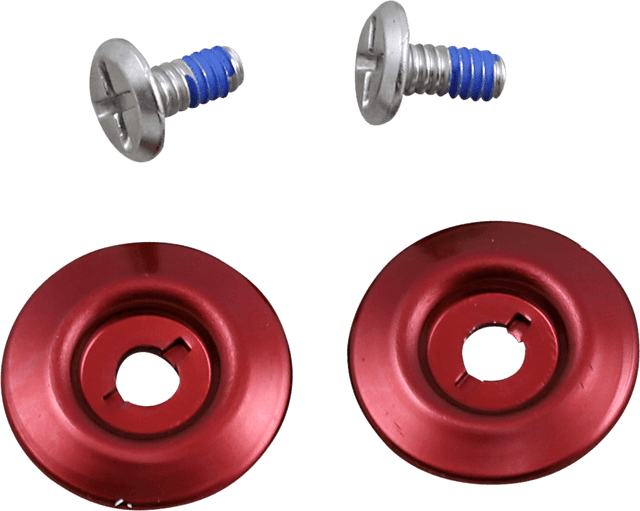 BILTWELL 0133-1347 Gen 2 Hardware Kit - SS Screw - Red Baseplate