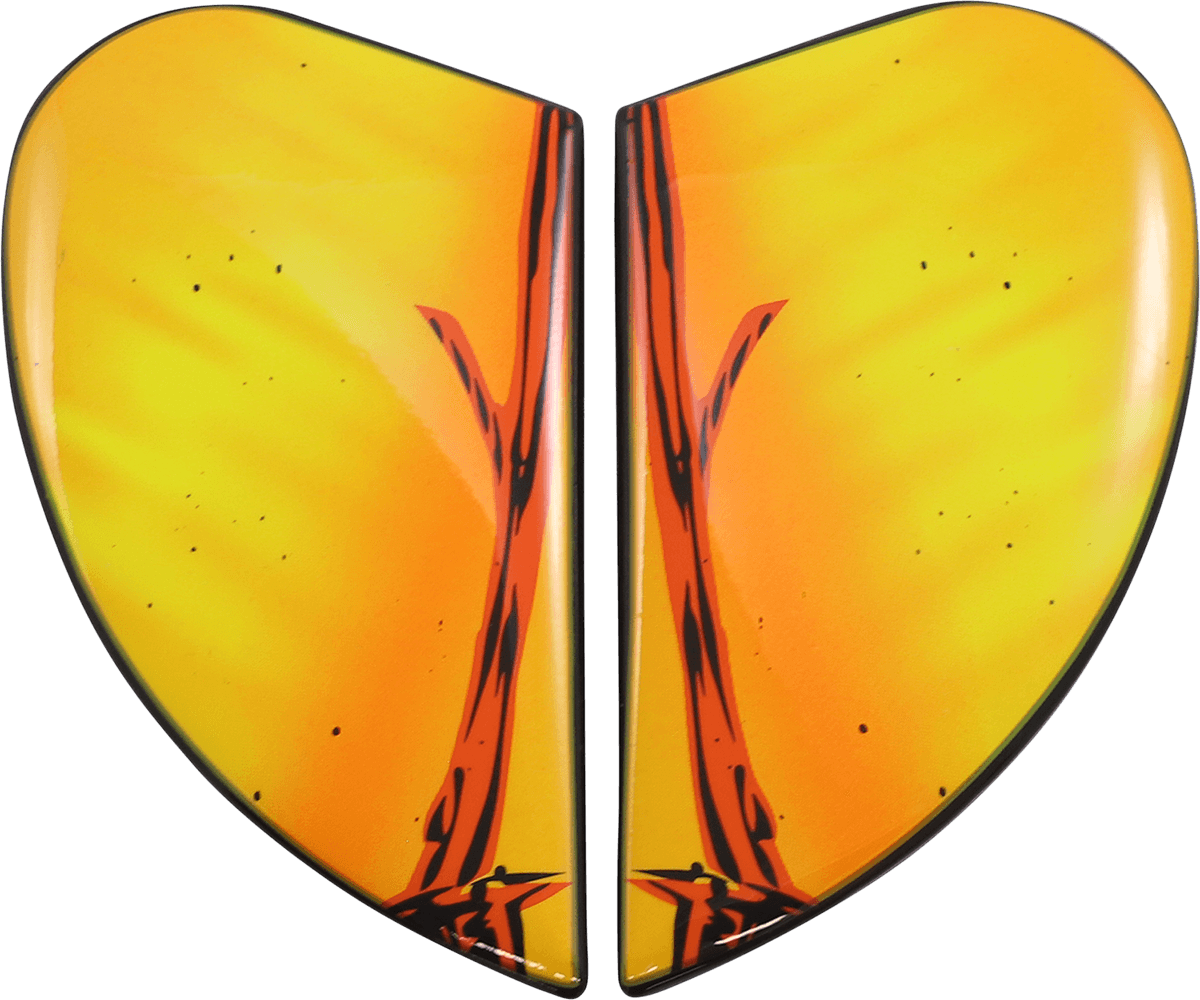 ICON 0133-1354 Airform™ Side Plates - Trick or Street - Orange