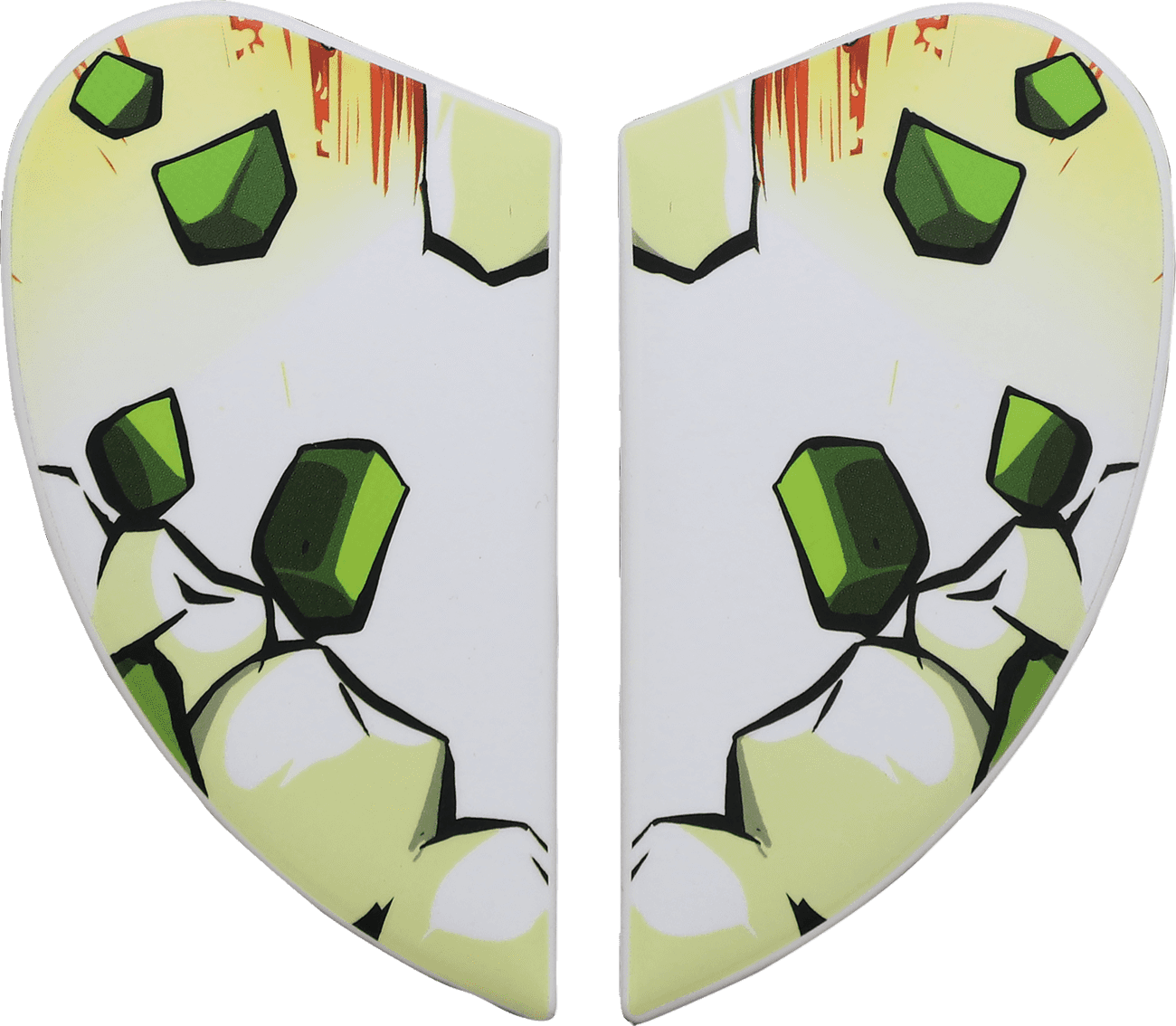 ICON 0133-1386 Airform™ Side Plates - Grenadier - Green