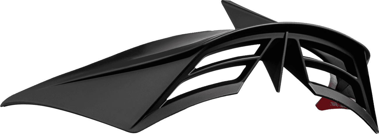 ICON 0133-1410 Domain™ OTT Rear Spoiler - Rubatone Black