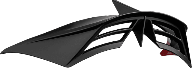 ICON 0133-1410 Domain™ OTT Rear Spoiler - Rubatone Black