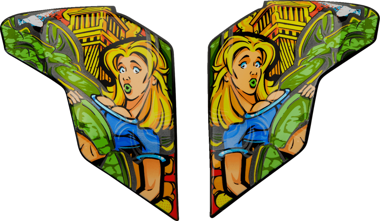 ICON 0133-1431 Airflite™ Side Plates - Bugoid Blitz - Blue