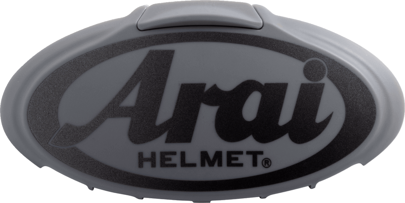 ARAI HELMETS 0133-1533 3D Arai Logo Duct - Metal Silver/Gray