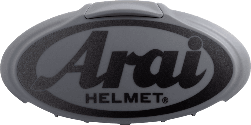 ARAI HELMETS 0133-1533 3D Arai Logo Duct - Metal Silver/Gray