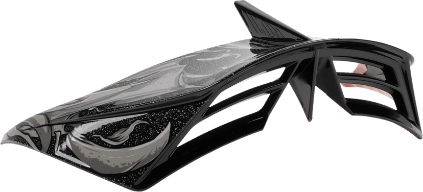 ICON 0133-1545 Domain™ OTT Rear Spoiler - Grand Maw - Gray