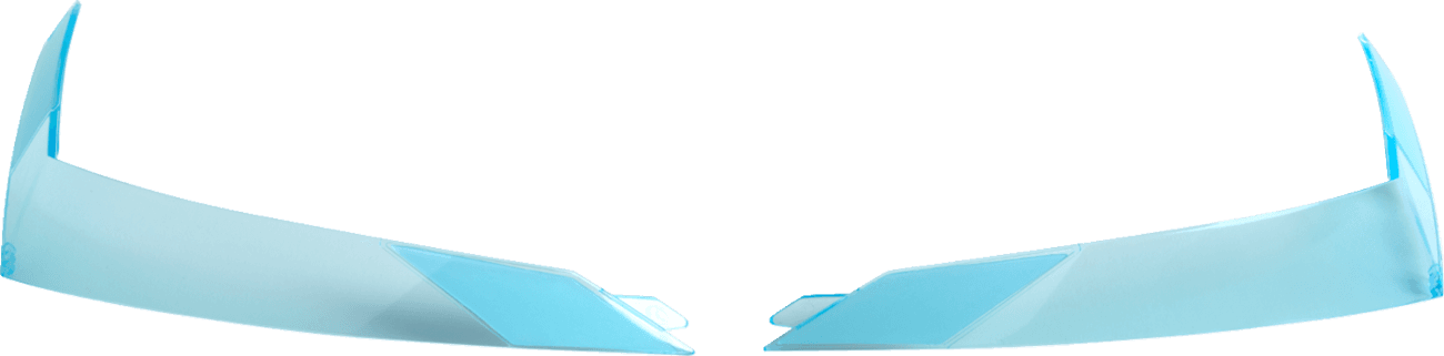 ICON 0133-1546 Airform™ Rear Spoiler - Dayglo Blue