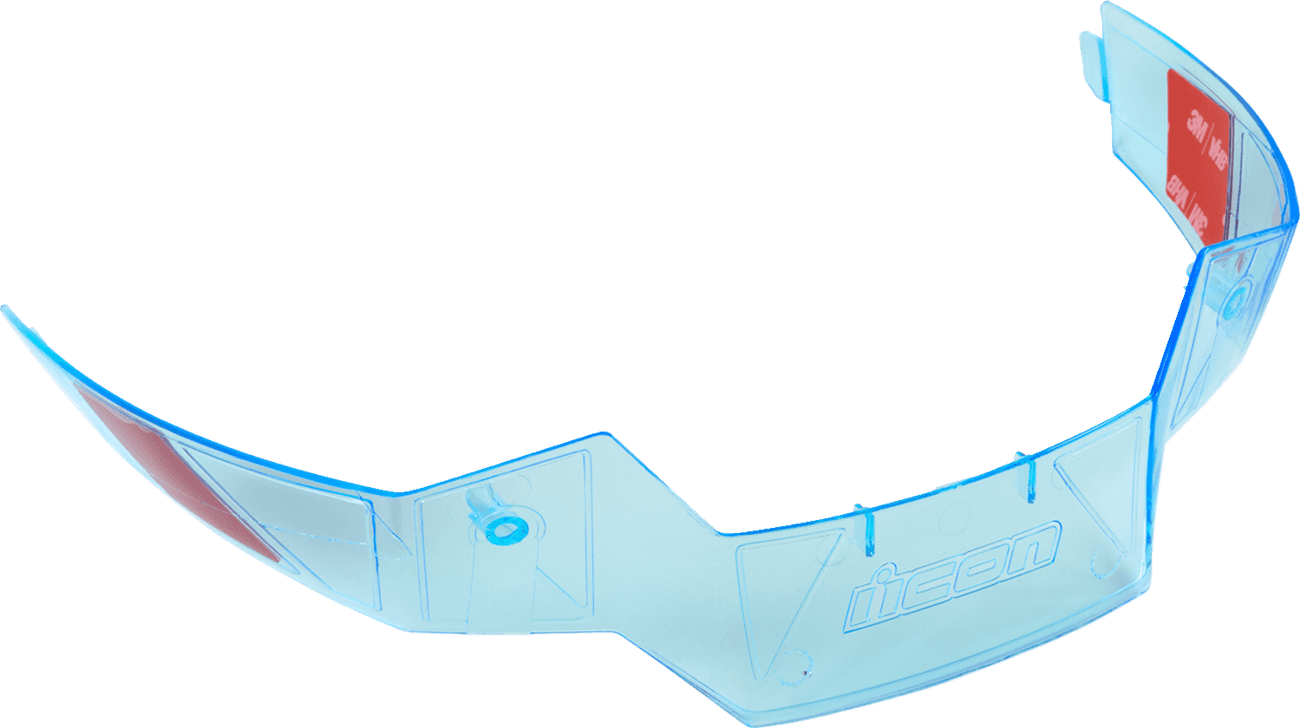 ICON 0133-1547 Airflite™ Rear Spoiler - Dayglo Blue