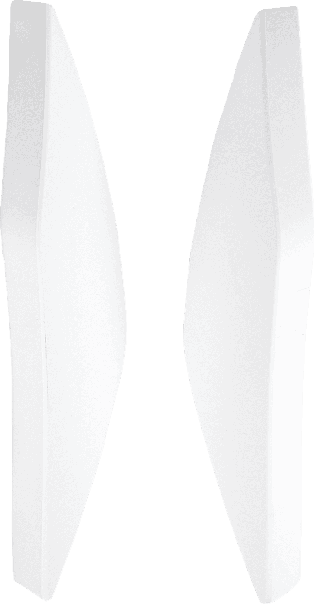 ICON 0133-1569 Elsinore™ Side Covers - Rubatone White