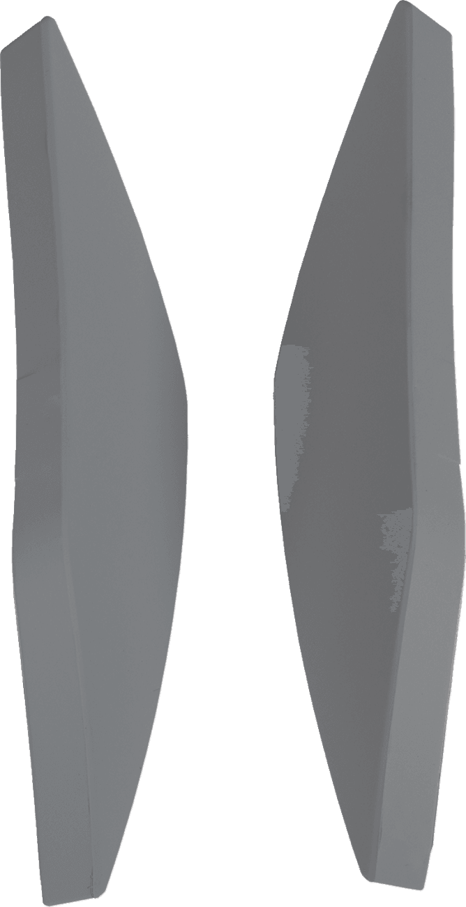 ICON 0133-1571 Elsinore™ Side Covers - Rubatone Gray