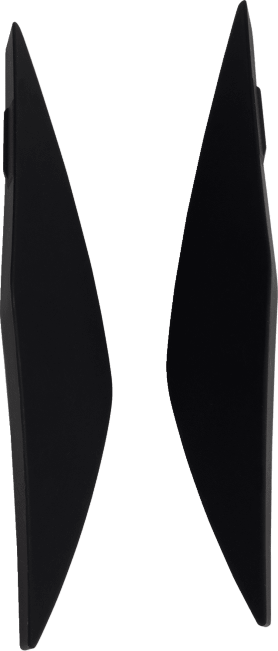 ICON 0133-1577 Elsinore™ Side Covers - Rubatone Black