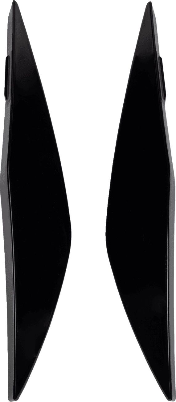 ICON 0133-1578 Elsinore™ Side Covers - Gloss Black