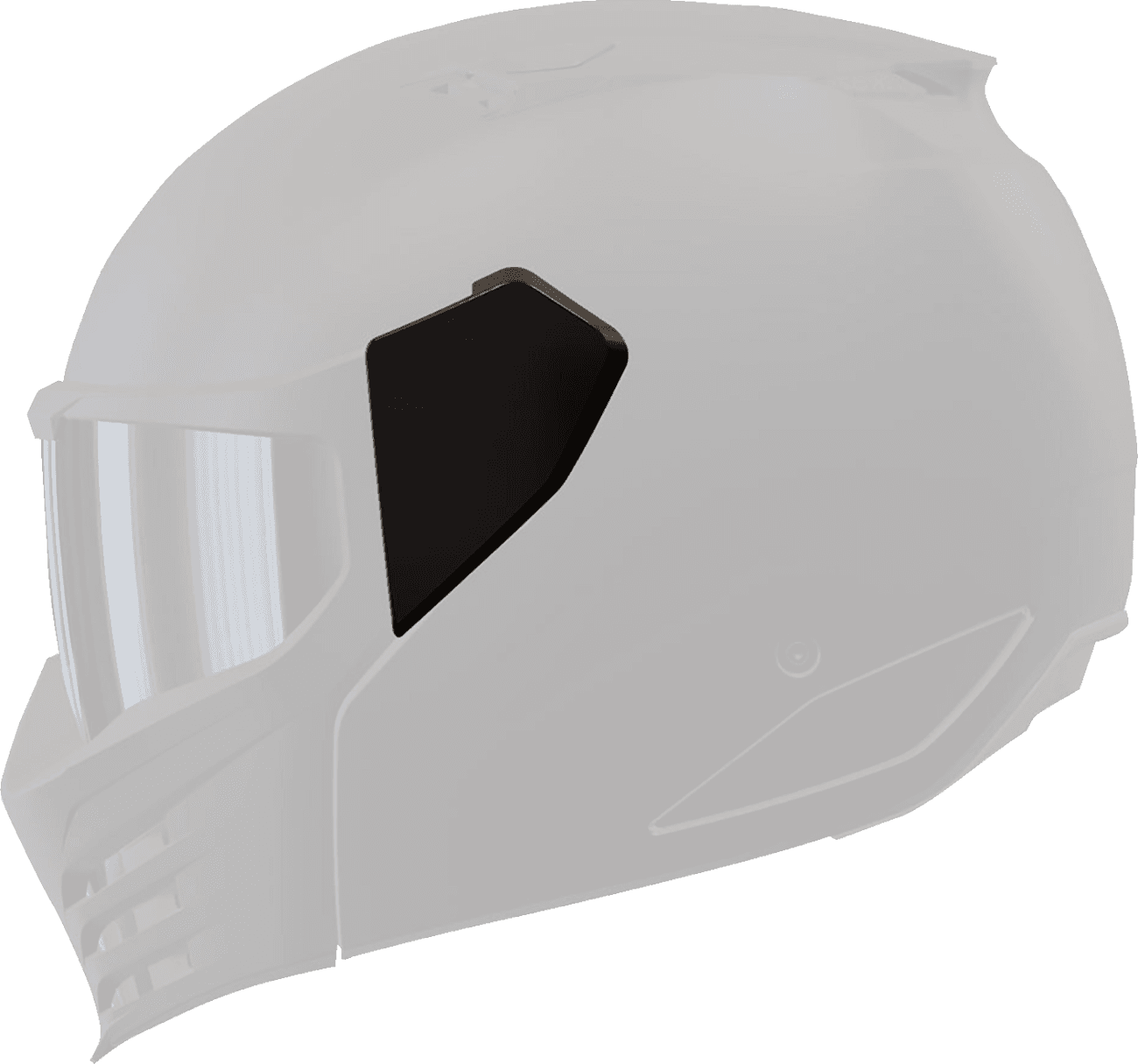 ICON 0133-1661 Elsinore™ Side Plates - Gloss Black