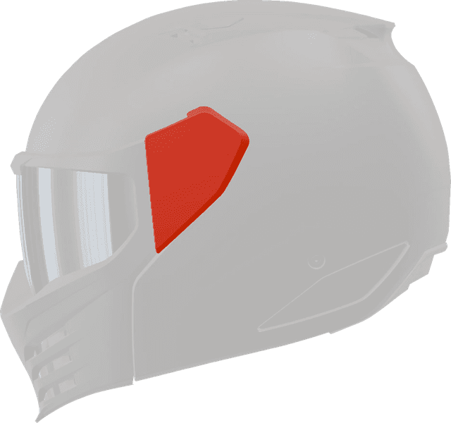 ICON 0133-1666 Elsinore™ Side Plates - Race Red
