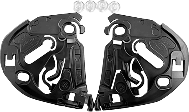 ARAI HELMETS 0133-1679 VAS-A Base Plates - Black