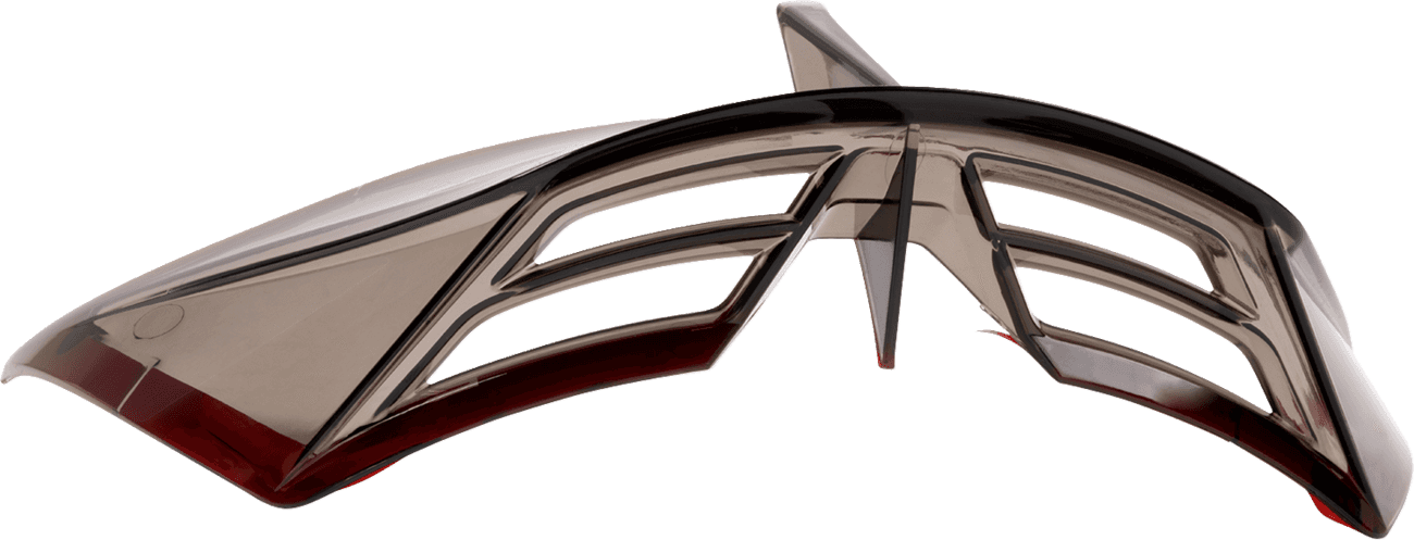 ICON 0133-1682 Domain™ OTT Rear Spoiler - Dark Smoke